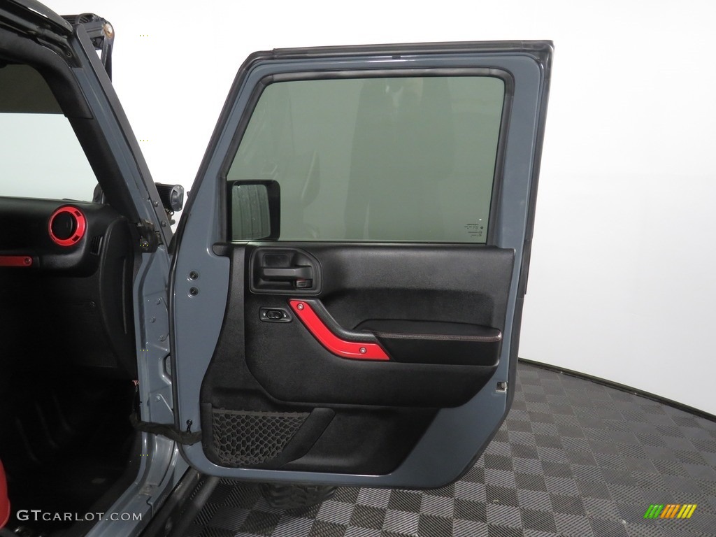 2013 Wrangler Unlimited Rubicon 4x4 - Anvil / Rubicon 10th Anniversary Edition Red/Black photo #27