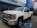 Summit White - Silverado 2500HD Work Truck Regular Cab 4WD Photo No. 1