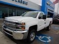 2019 Summit White Chevrolet Silverado 2500HD Work Truck Regular Cab 4WD  photo #1