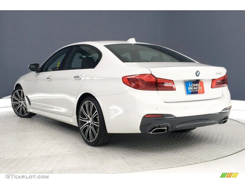 2018 5 Series 540i Sedan - Alpine White / Black photo #10