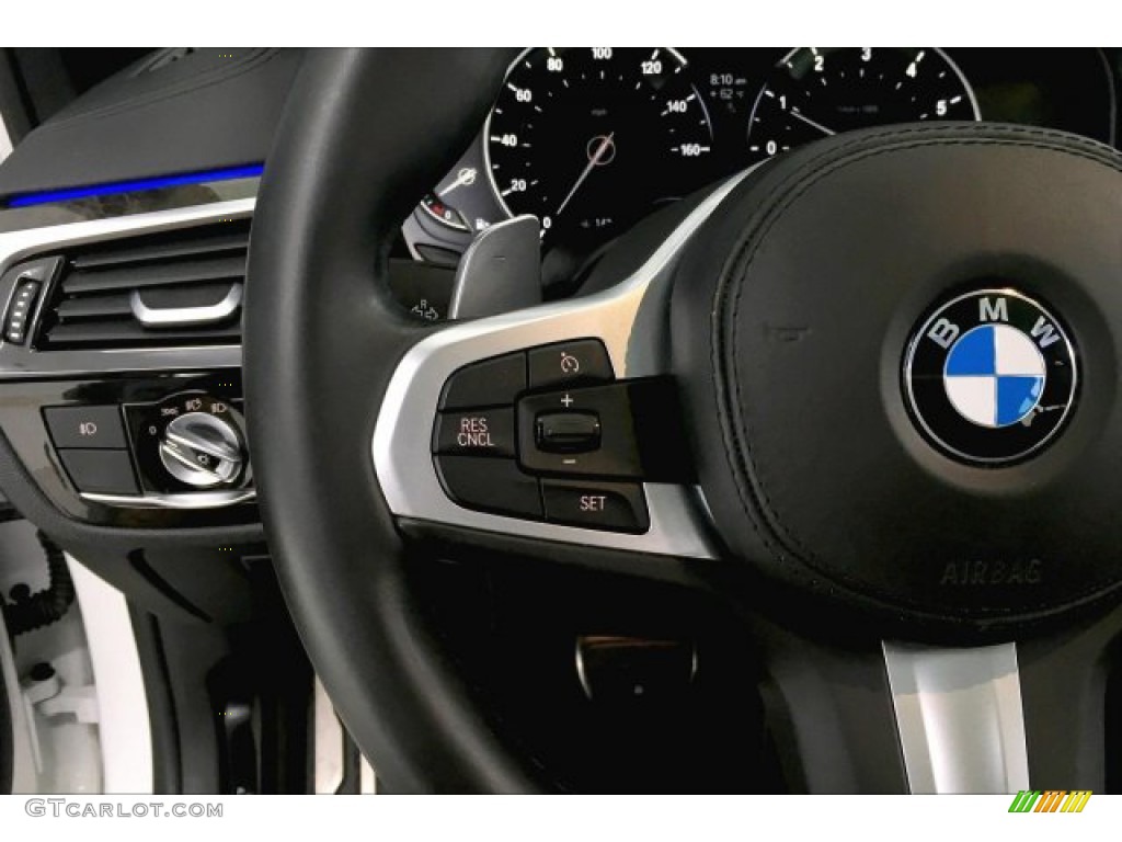 2018 5 Series 540i Sedan - Alpine White / Black photo #14
