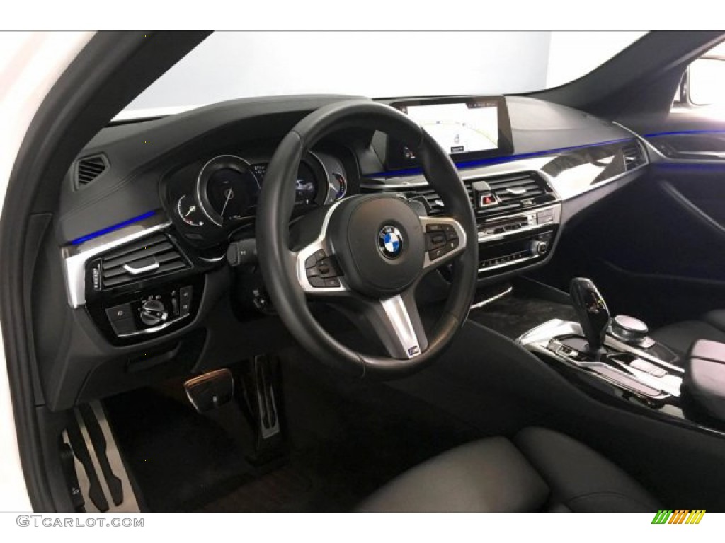 2018 5 Series 540i Sedan - Alpine White / Black photo #17