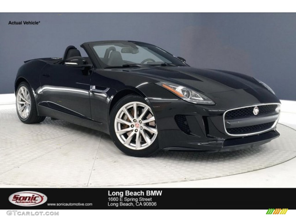 2015 F-TYPE Convertible - Ebony Black / Jet photo #1