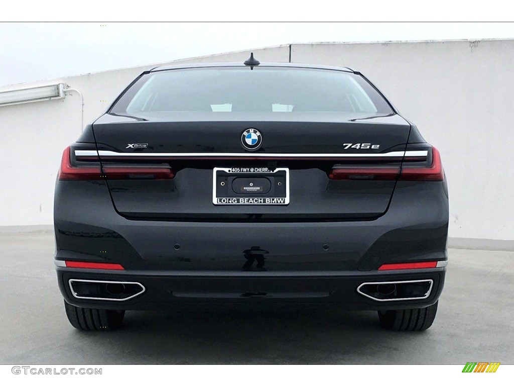 2020 7 Series 745e xDrive iPerformance Sedan - Black Sapphire Metallic / Black photo #4