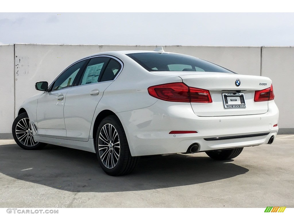 2019 5 Series 530i Sedan - Alpine White / Black photo #2