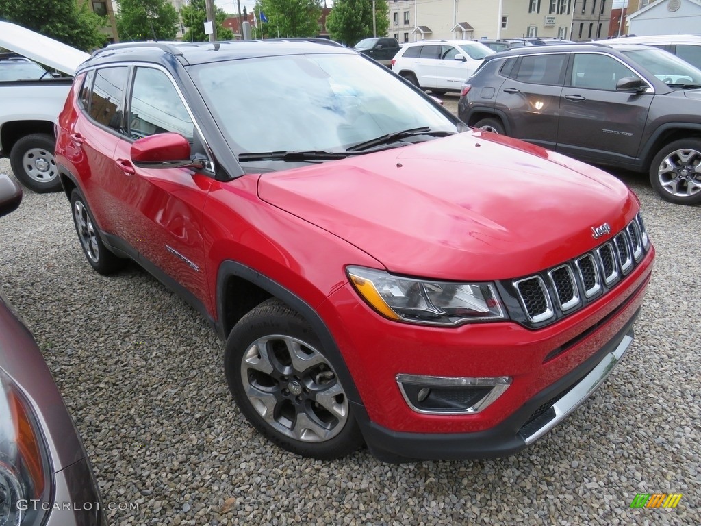 Red-Line Pearl 2019 Jeep Compass Limited 4x4 Exterior Photo #133359869