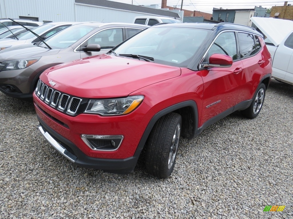 Red-Line Pearl 2019 Jeep Compass Limited 4x4 Exterior Photo #133359956