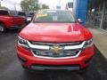 2017 Red Hot Chevrolet Colorado WT Crew Cab 4x4  photo #8