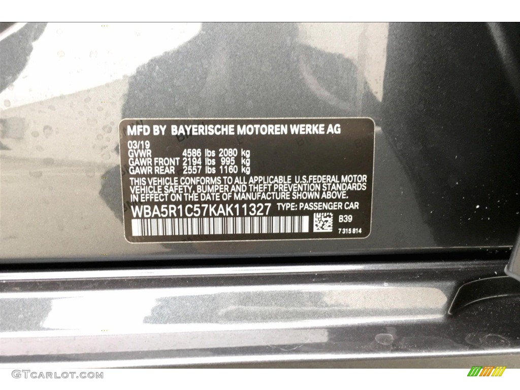 2019 3 Series 330i Sedan - Mineral Gray Metallic / Black photo #8