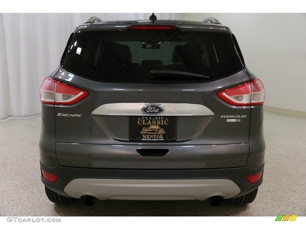 2015 Escape Titanium 4WD - Magnetic Metallic / Charcoal Black photo #19