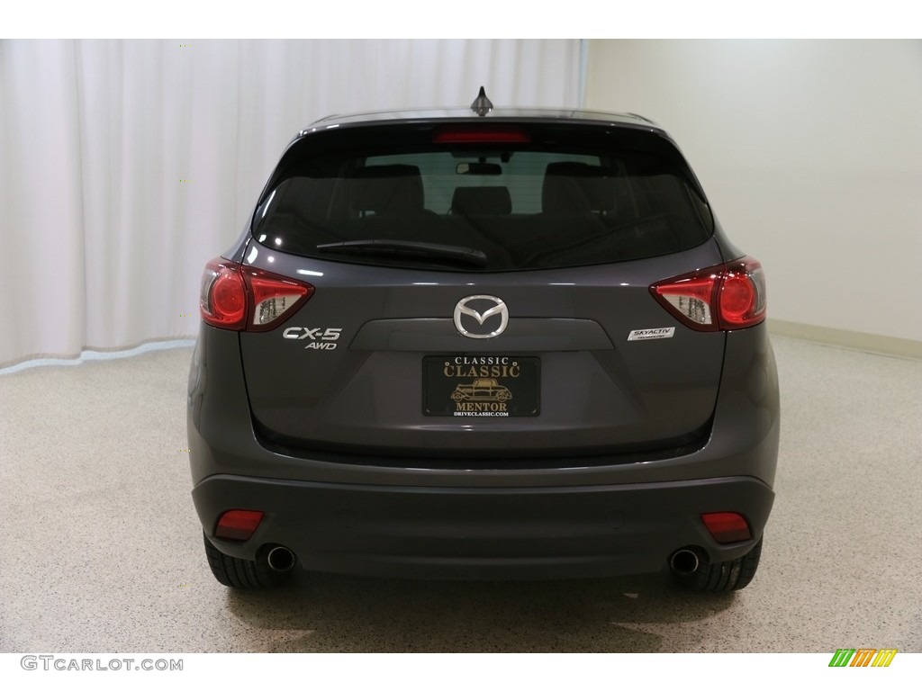 2016 CX-5 Grand Touring AWD - Meteor Gray Mica / Black photo #18