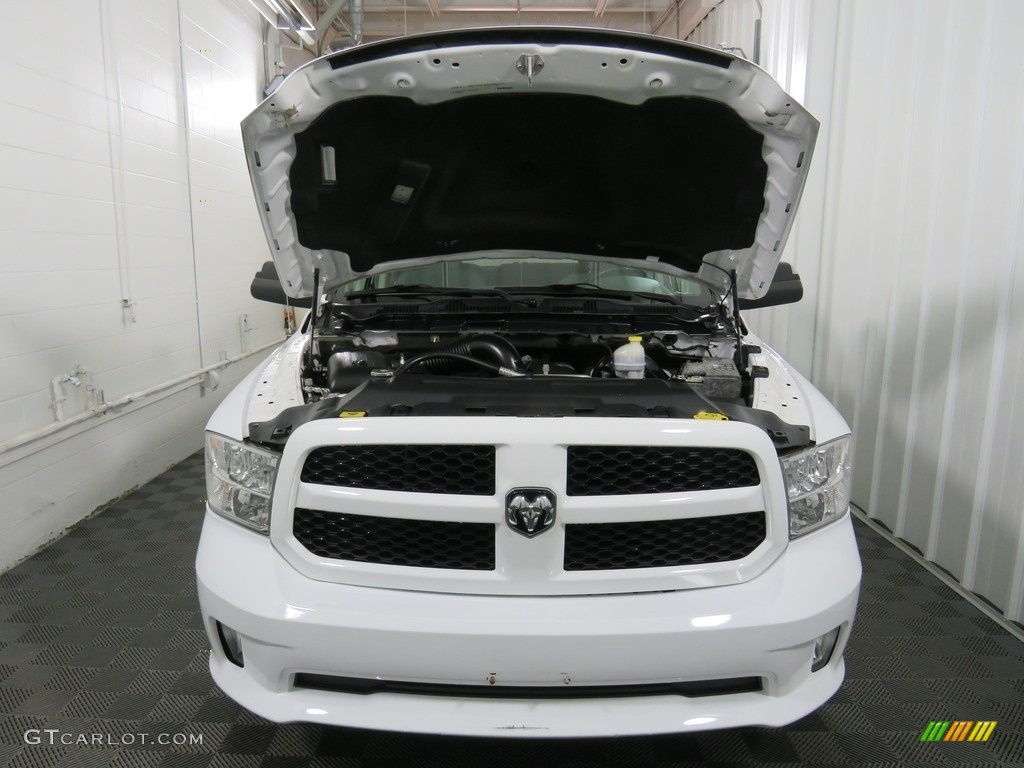 2015 1500 Express Quad Cab 4x4 - Bright White / Black/Diesel Gray photo #6