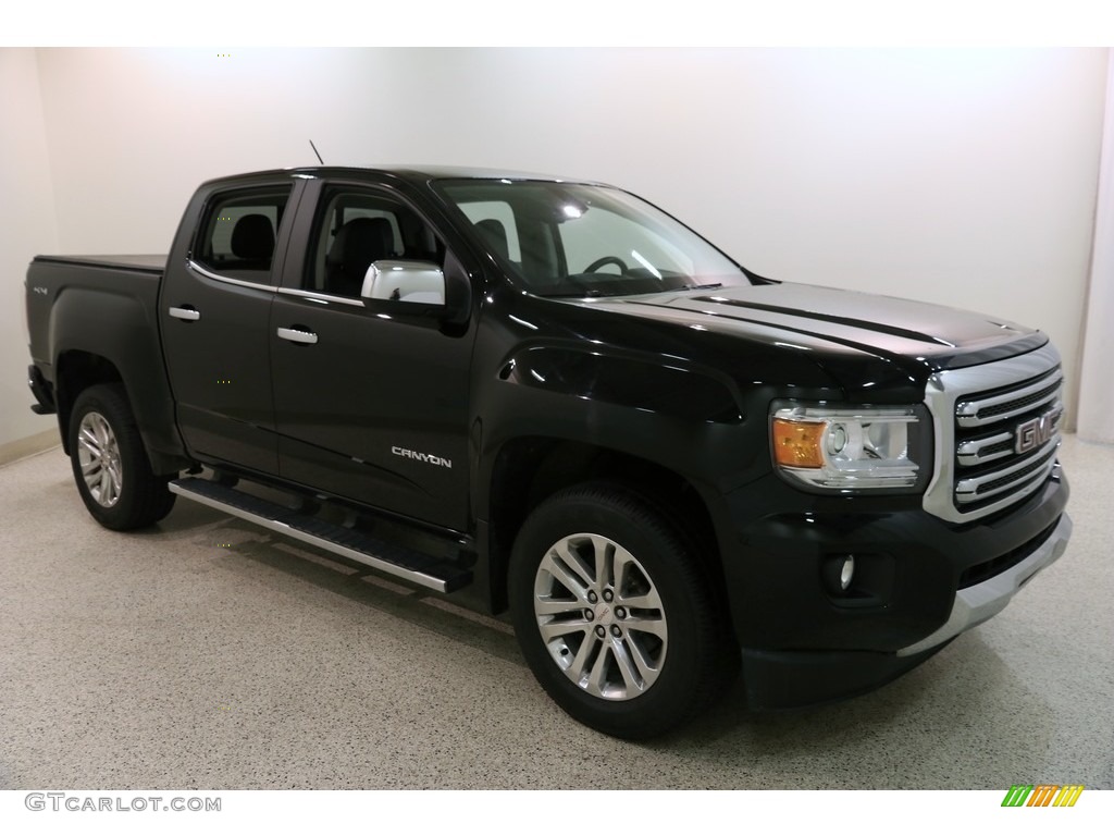 2016 Canyon SLT Crew Cab 4x4 - Onyx Black / Jet Black photo #1