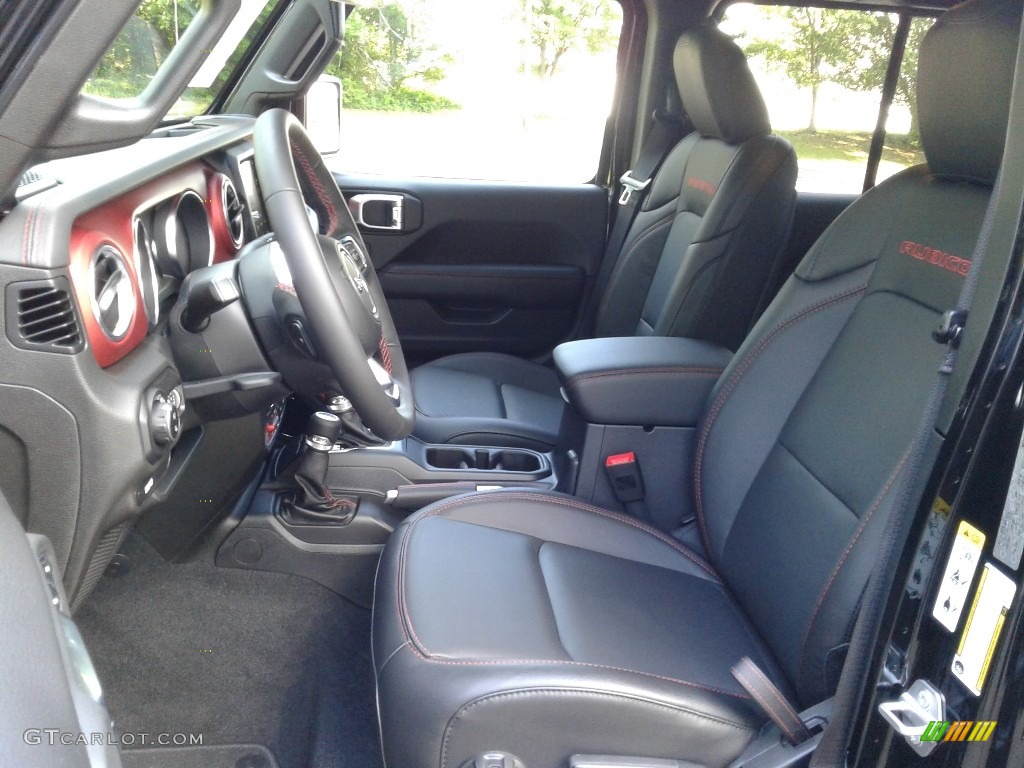 Black Interior 2020 Jeep Gladiator Rubicon 4x4 Photo #133368515