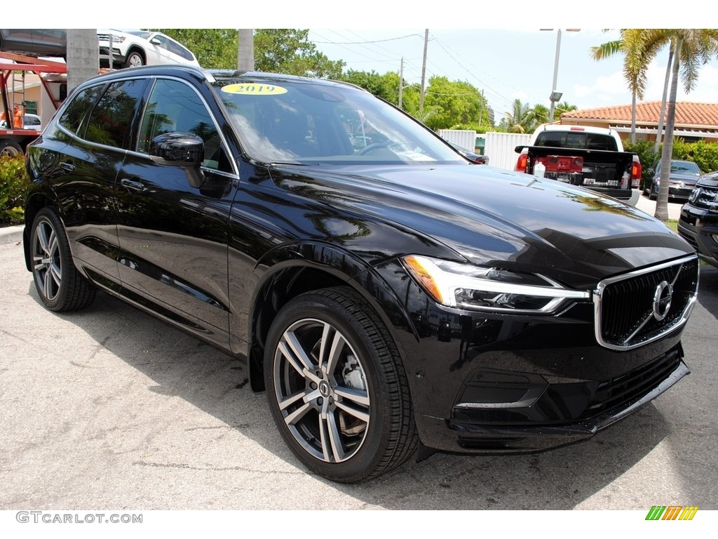 Onyx Black Metallic 2019 Volvo XC60 T6 AWD Momentum Exterior Photo #133368788