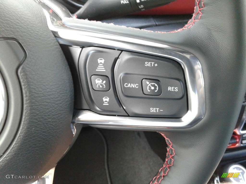 2020 Jeep Gladiator Rubicon 4x4 Black Steering Wheel Photo #133368812
