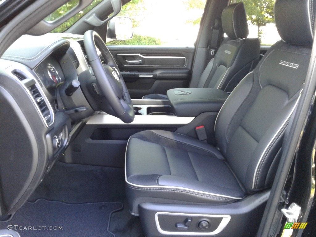 2019 1500 Laramie Crew Cab 4x4 - Diamond Black Crystal Pearl / Black photo #10