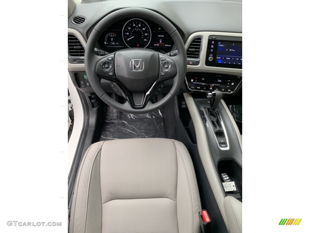 2019 HR-V EX-L AWD - Platinum White Pearl / Gray photo #11
