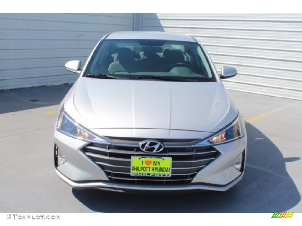 2019 Elantra SE - Symphony Silver / Gray photo #3