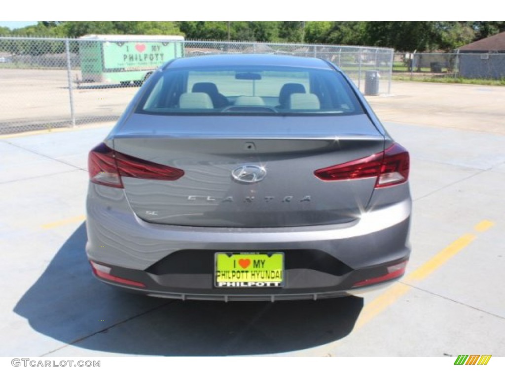 2019 Elantra SE - Machine Gray / Gray photo #7