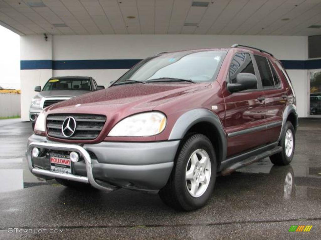 1998 ML 320 4Matic - Ruby Metallic / Grey photo #1