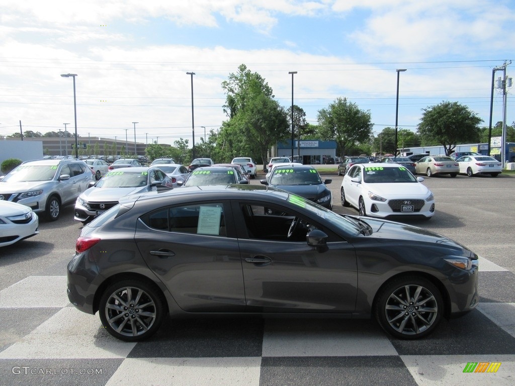 2018 MAZDA3 Touring 5 Door - Machine Gray Metallic / Black photo #3