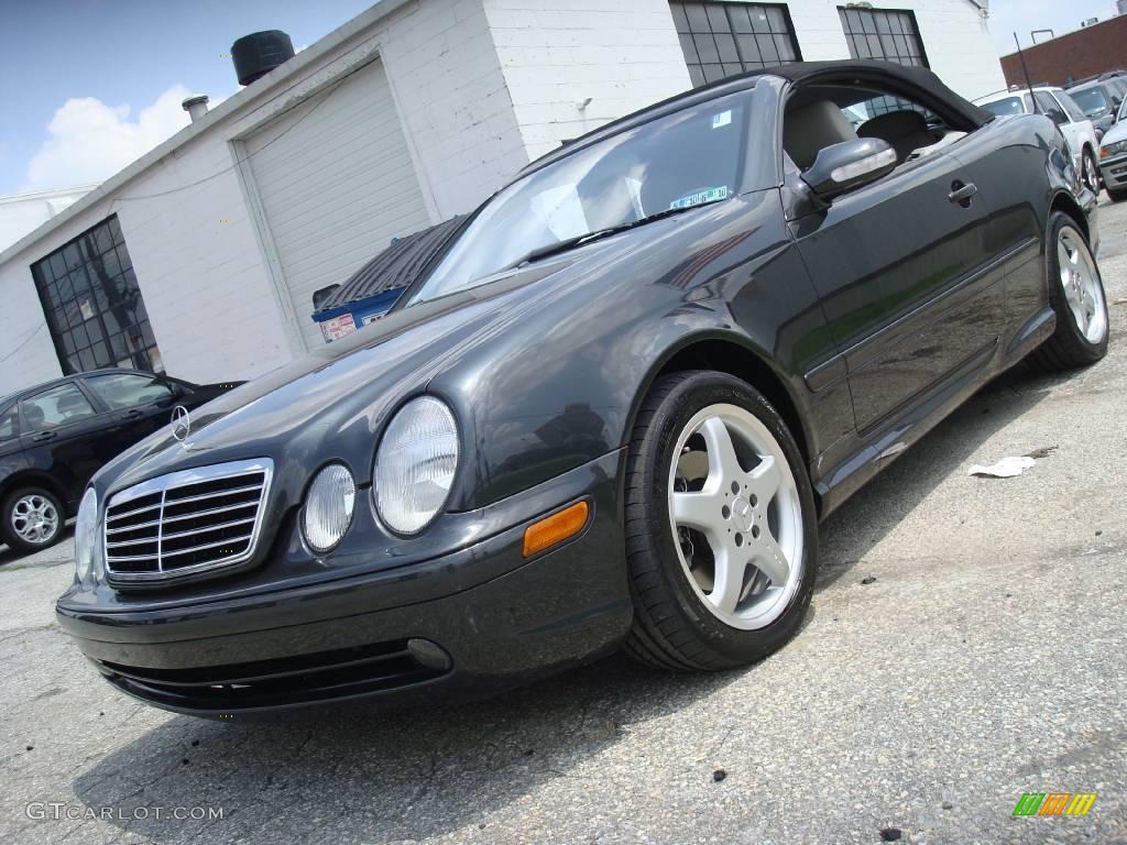 2003 CLK 430 Cabriolet - Tectite Grey Metallic / Ash photo #2