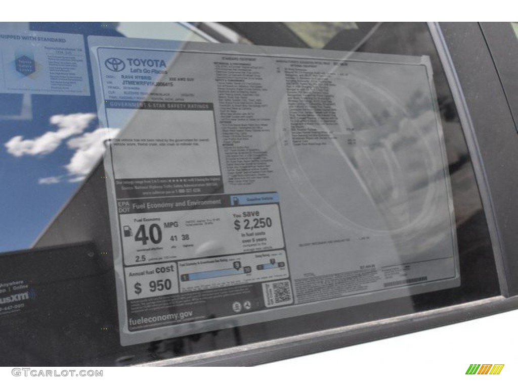 2019 RAV4 XSE AWD Hybrid - Blizzard White Pearl / Black photo #11