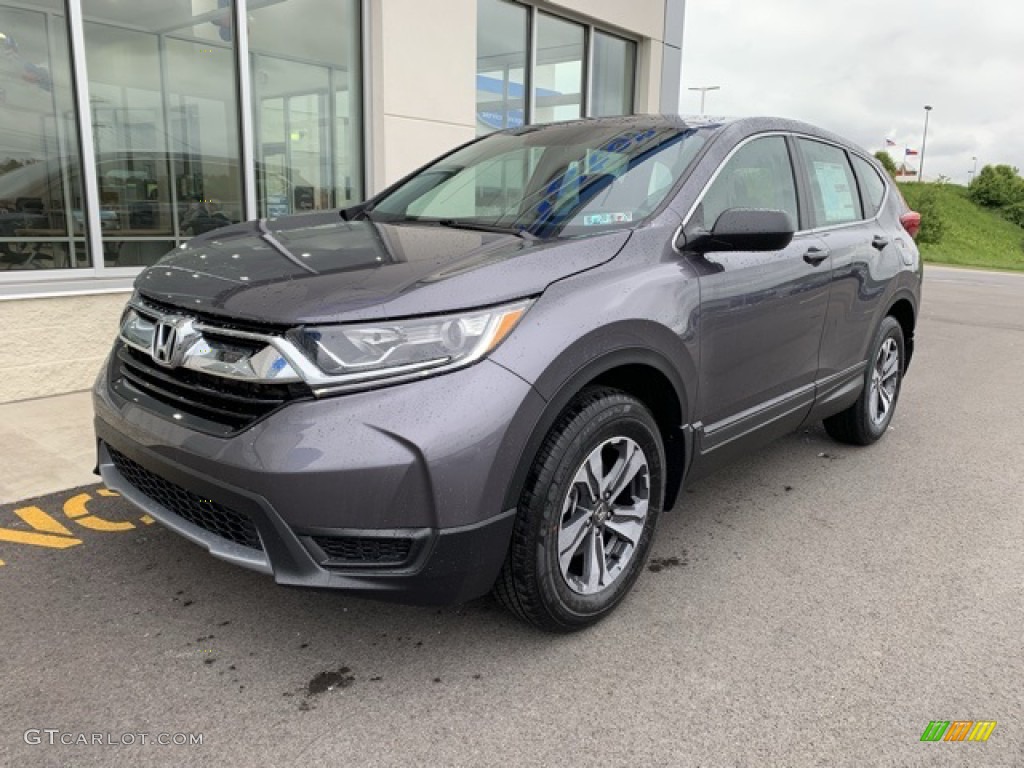 2019 CR-V LX AWD - Modern Steel Metallic / Black photo #2