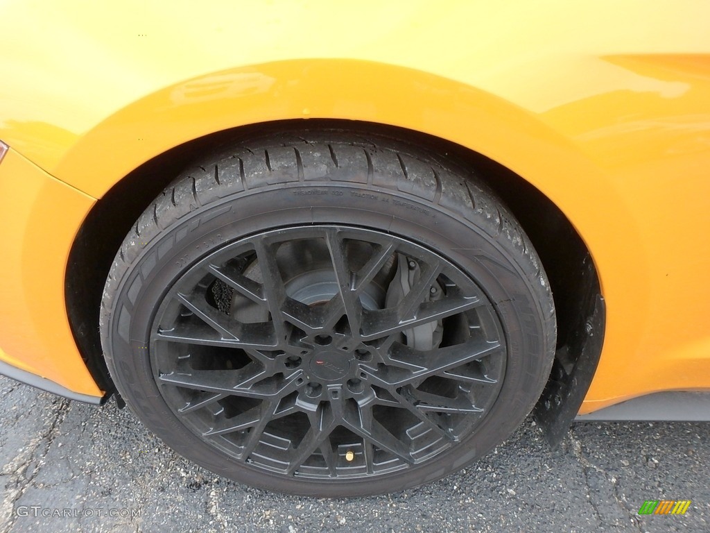 2018 Mustang GT Premium Fastback - Orange Fury / Ebony photo #10