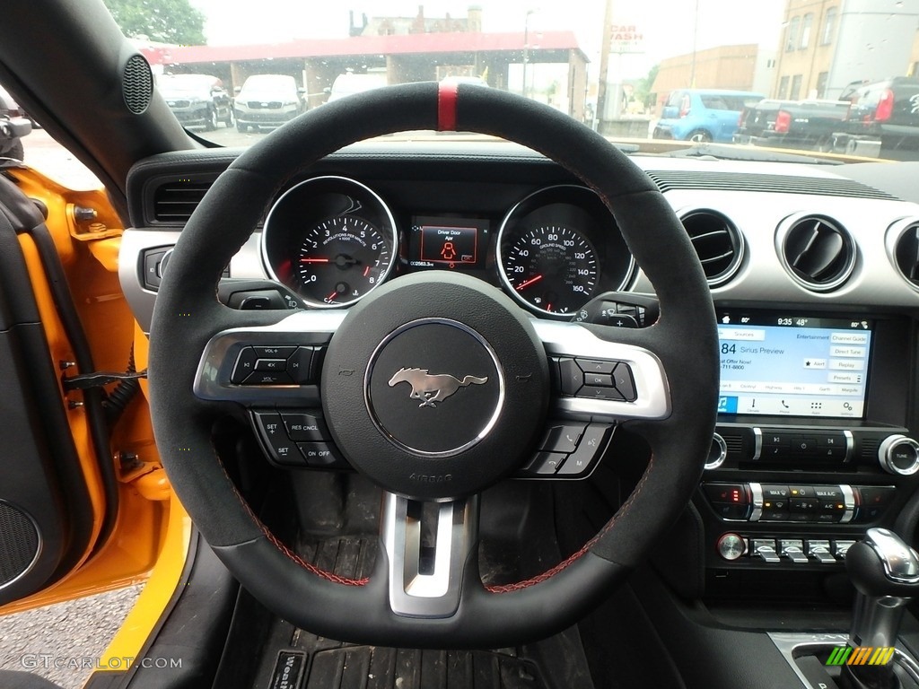 2018 Mustang GT Premium Fastback - Orange Fury / Ebony photo #17