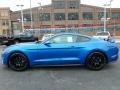 Velocity Blue 2019 Ford Mustang EcoBoost Fastback Exterior