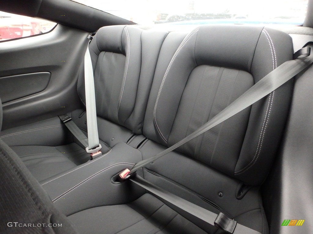 Ebony Interior 2019 Ford Mustang Ecoboost Fastback Photo