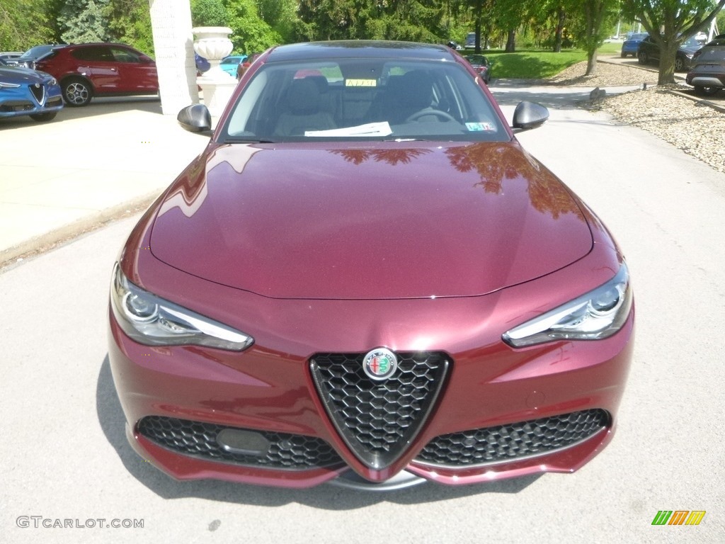 2019 Giulia Ti Sport AWD - Monza Red Metallic / Black photo #13