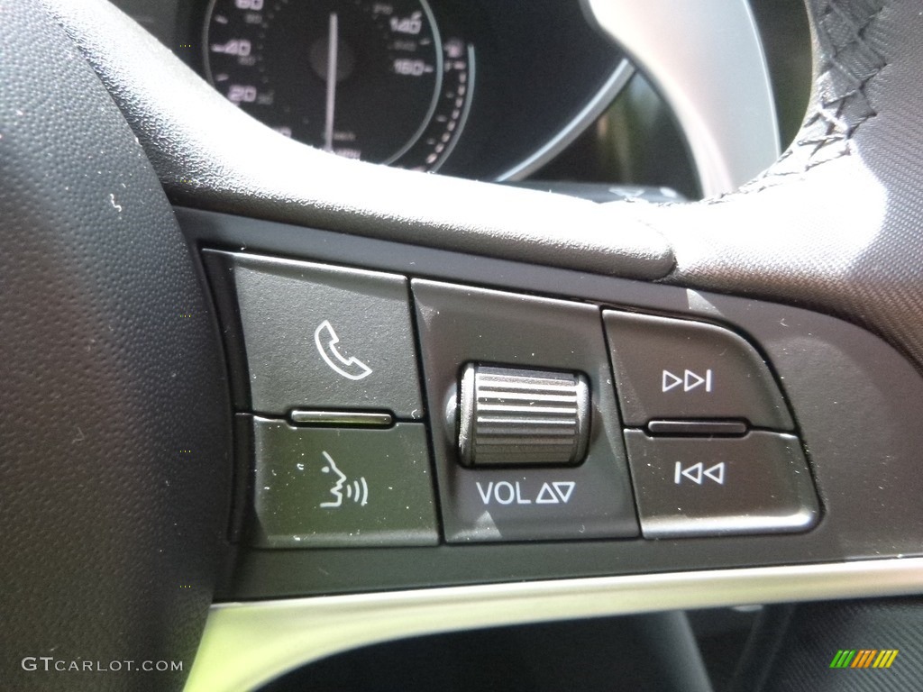 2019 Alfa Romeo Giulia Ti Sport AWD Black Steering Wheel Photo #133379062