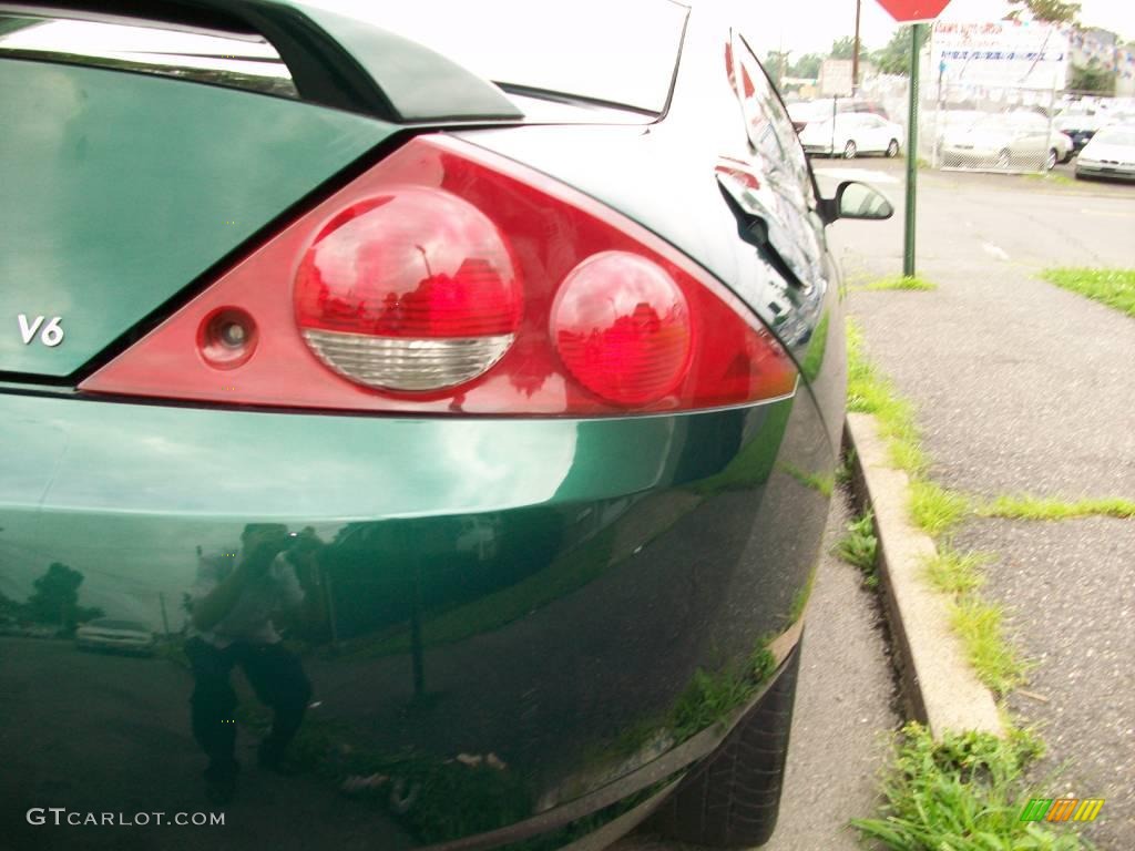 2000 Cougar V6 - Spruce Green Metallic / Graystone photo #11