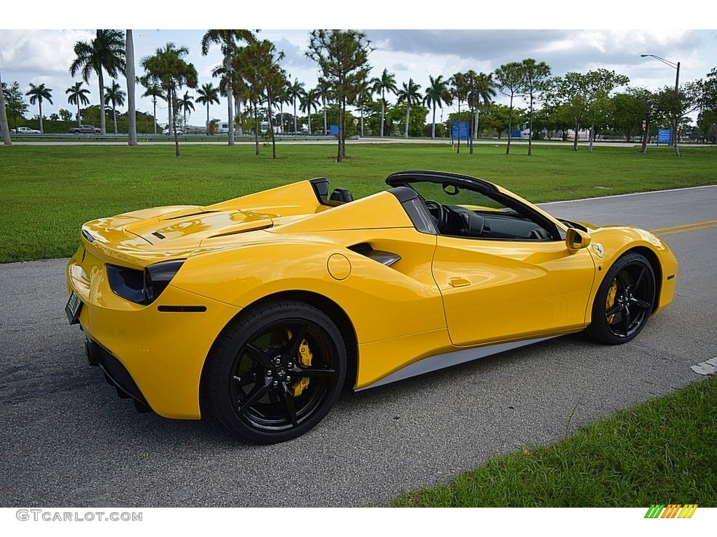Giallo Modena (Yellow) 2017 Ferrari 488 Spider Standard 488 Spider Model Exterior Photo #133379986