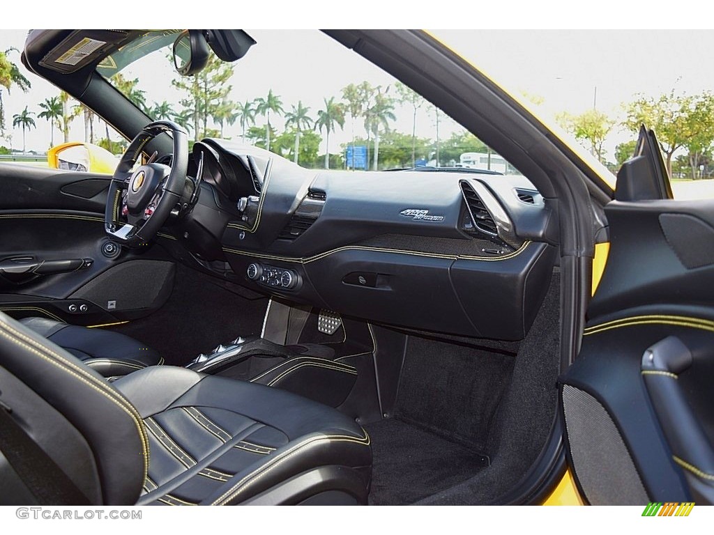 2017 Ferrari 488 Spider Standard 488 Spider Model Nero (Black) Dashboard Photo #133380583