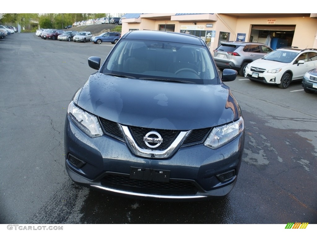 2016 Rogue S AWD - Arctic Blue Metallic / Charcoal photo #2