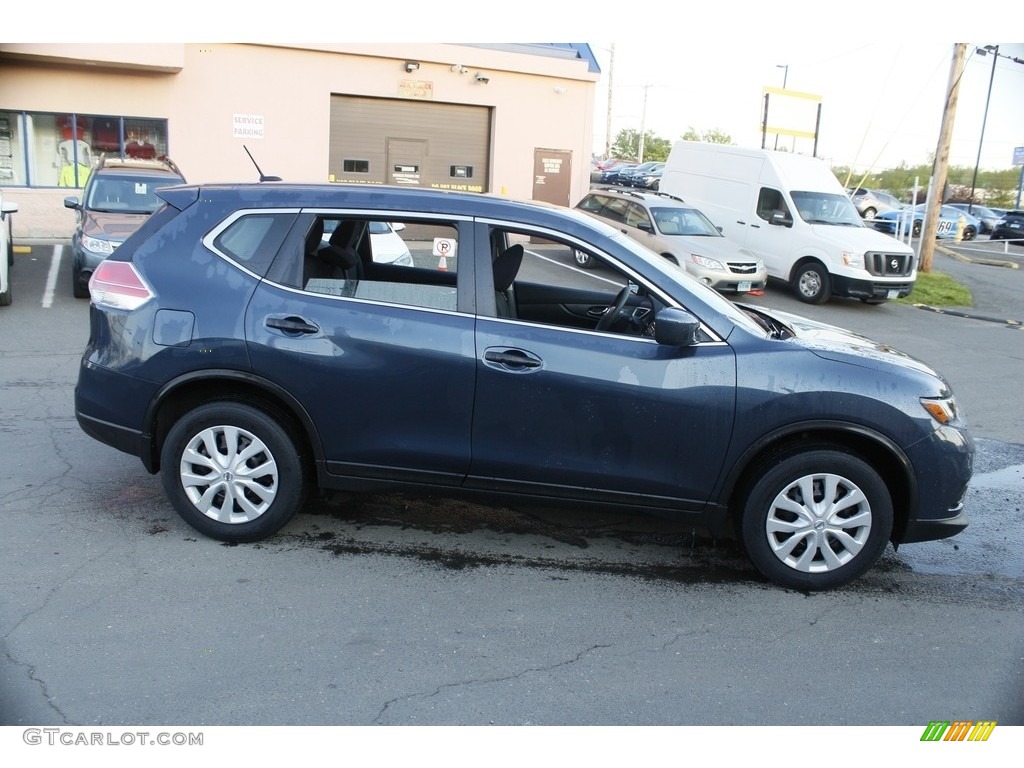 2016 Rogue S AWD - Arctic Blue Metallic / Charcoal photo #4