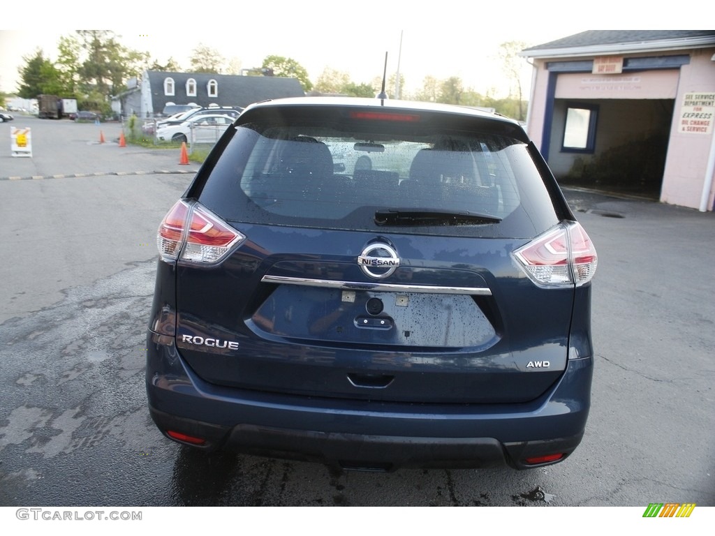 2016 Rogue S AWD - Arctic Blue Metallic / Charcoal photo #6