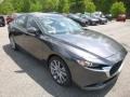 Machine Gray Metallic - MAZDA3 Preferred Sedan Photo No. 3