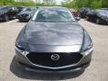 Machine Gray Metallic - MAZDA3 Preferred Sedan Photo No. 4