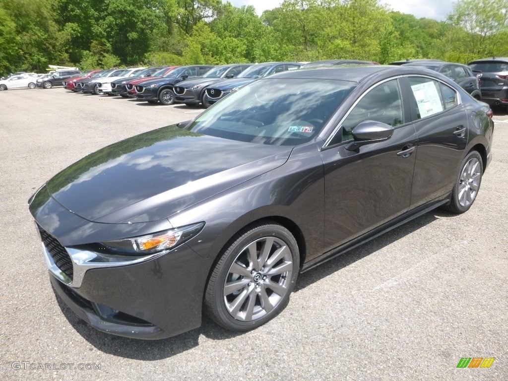 2019 MAZDA3 Preferred Sedan - Machine Gray Metallic / Black photo #5