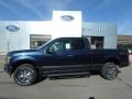 2019 Blue Jeans Ford F150 XLT SuperCab 4x4  photo #1