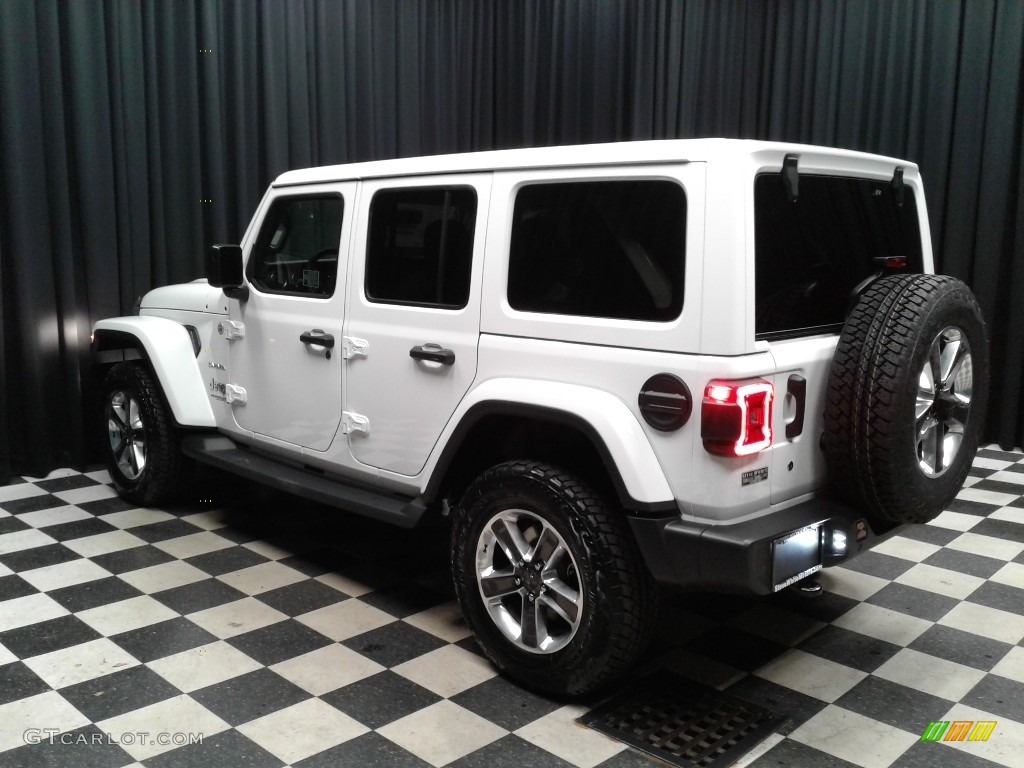 2019 Wrangler Unlimited Sahara 4x4 - Bright White / Black/Heritage Tan photo #8