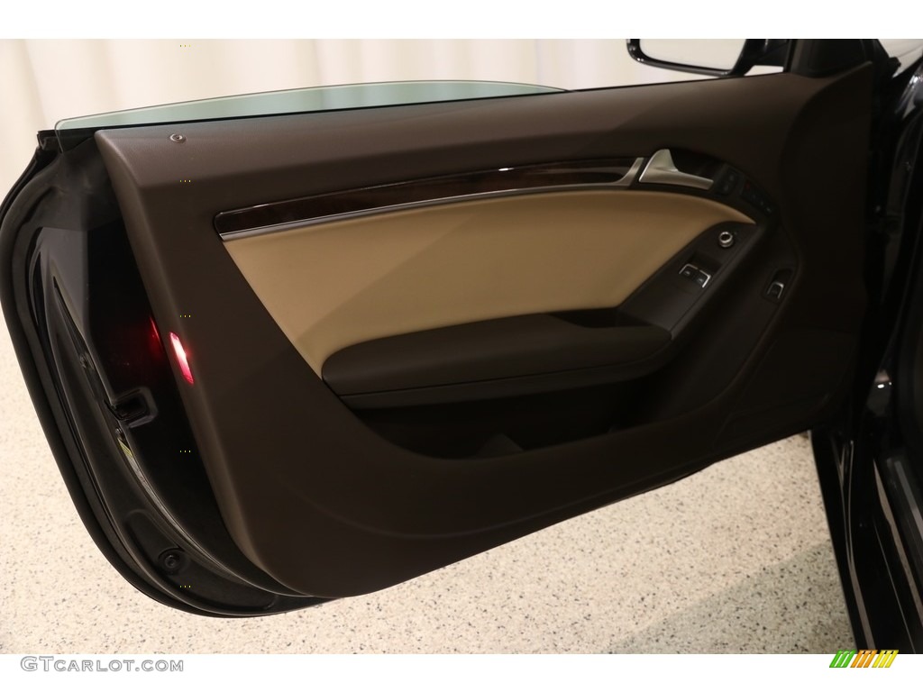 2013 A5 2.0T quattro Coupe - Moonlight Blue Metallic / Velvet Beige/Moor Brown photo #4