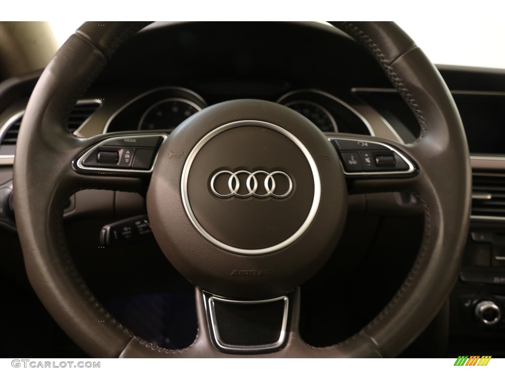 2013 A5 2.0T quattro Coupe - Moonlight Blue Metallic / Velvet Beige/Moor Brown photo #6