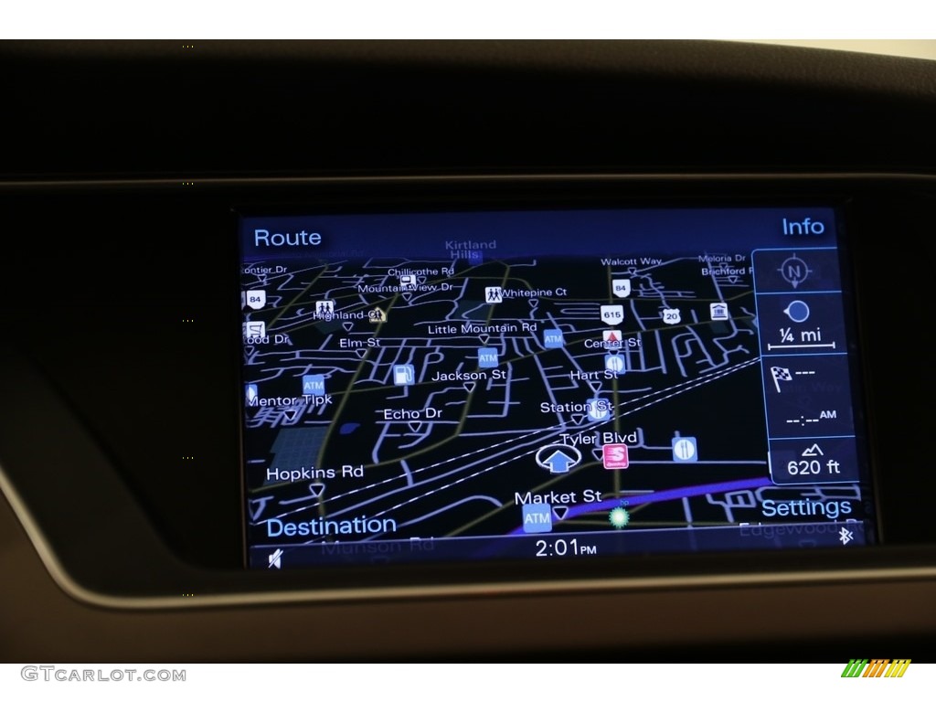 2013 A5 2.0T quattro Coupe - Moonlight Blue Metallic / Velvet Beige/Moor Brown photo #9