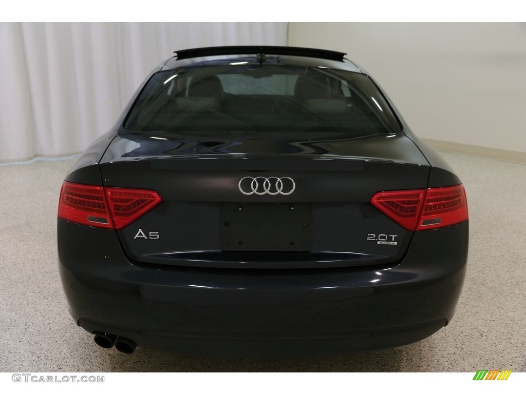 2013 A5 2.0T quattro Coupe - Moonlight Blue Metallic / Velvet Beige/Moor Brown photo #17